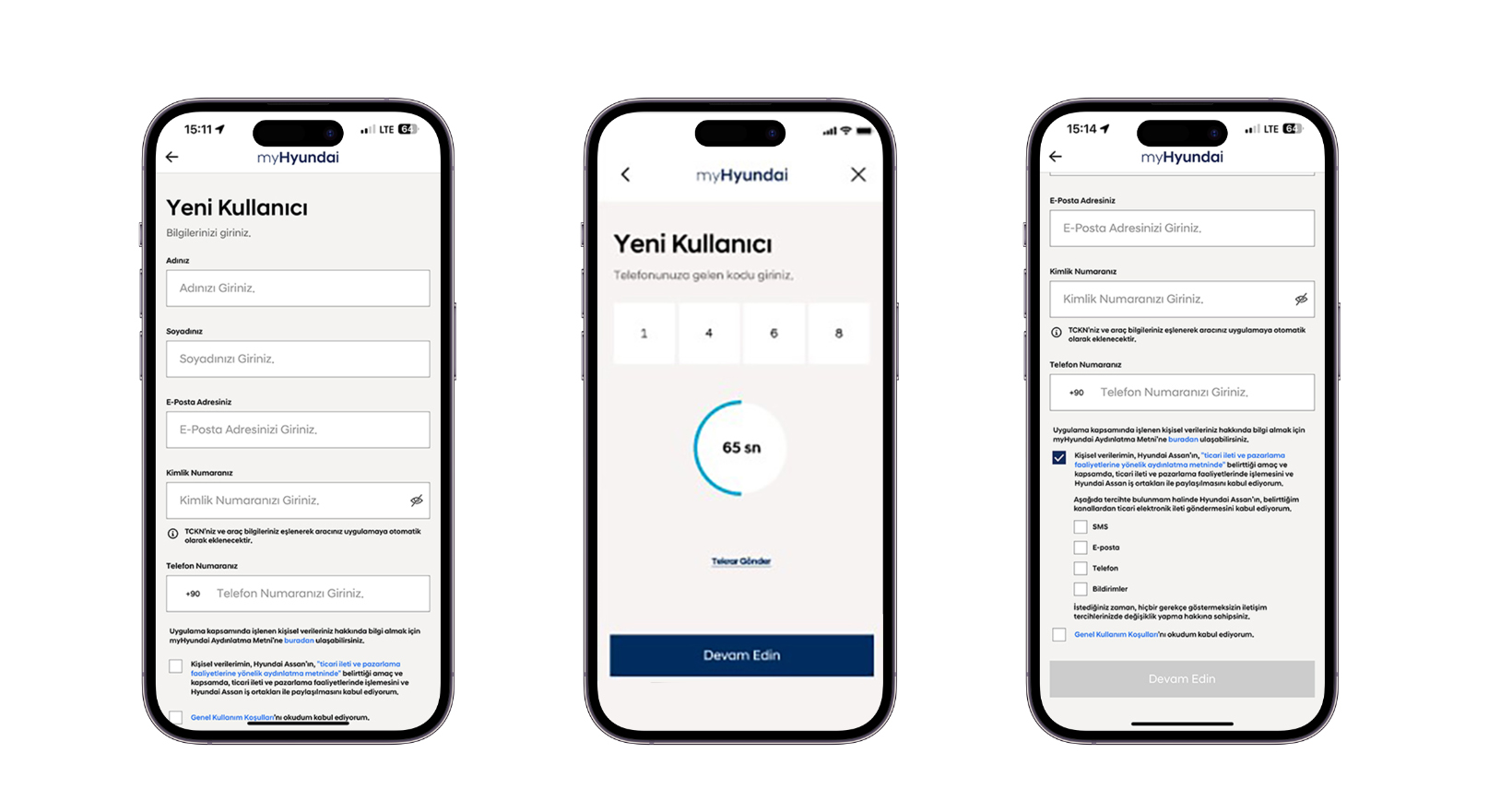 Kolaylaştıracak uygulama myHyundai