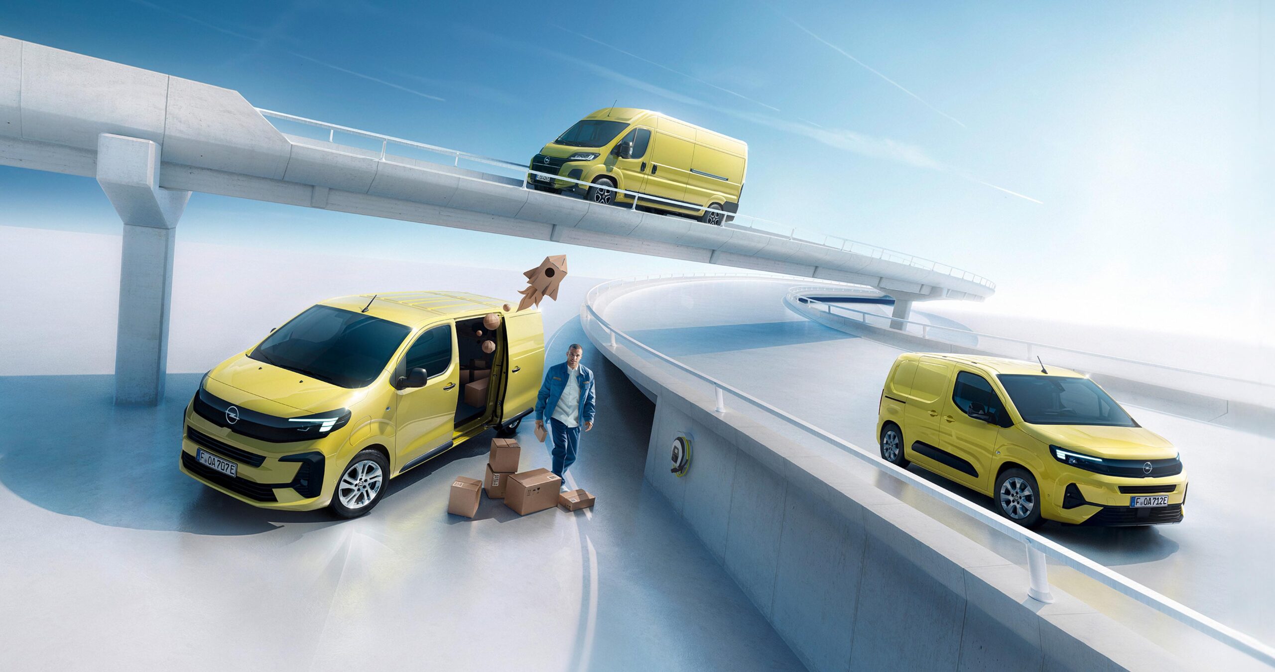 Opel’in hafif ticari araçları yola çıktı