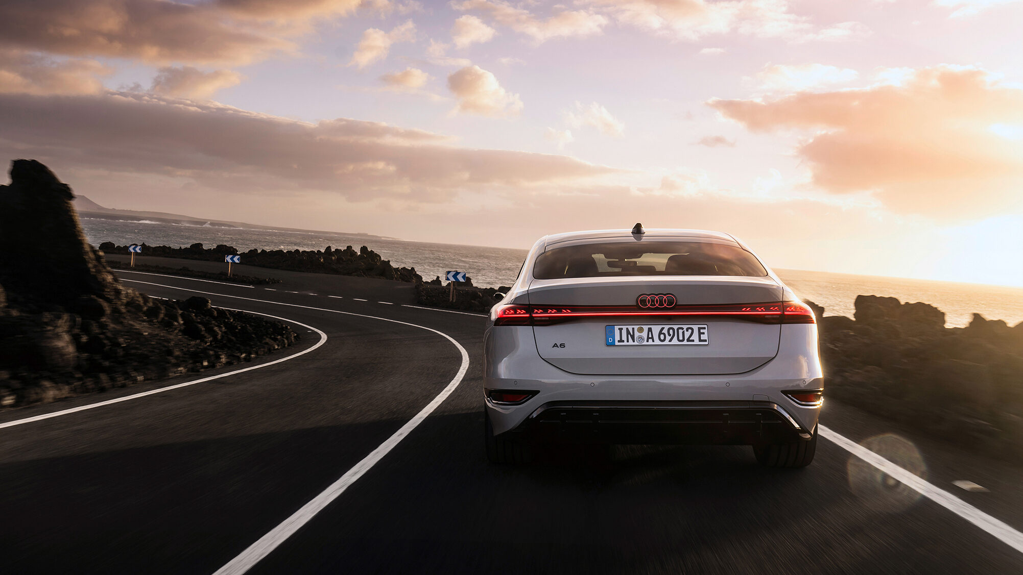 Audi A6 e-tron yollarda