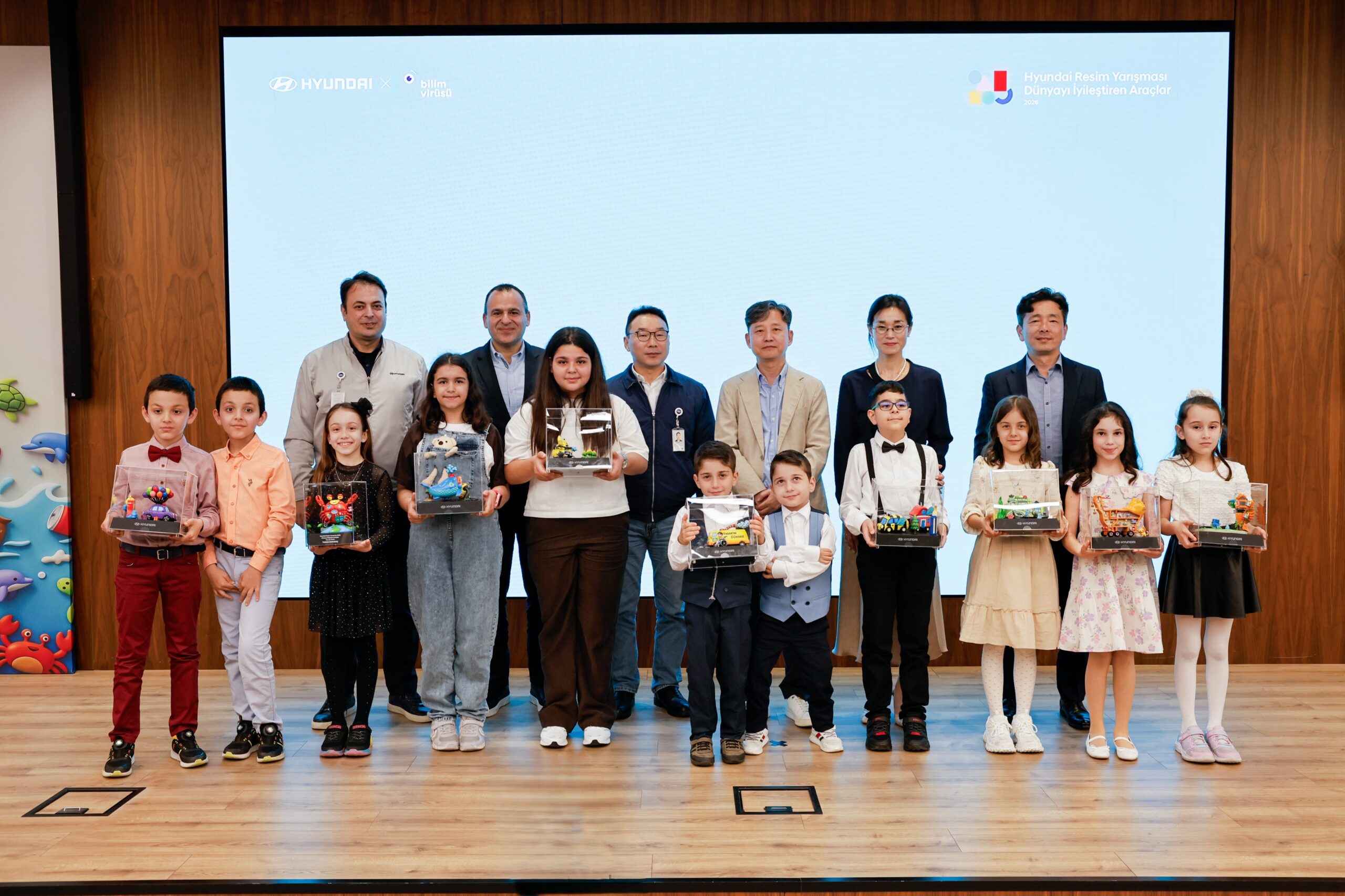 Küçük hayalciler ödüllendirildi