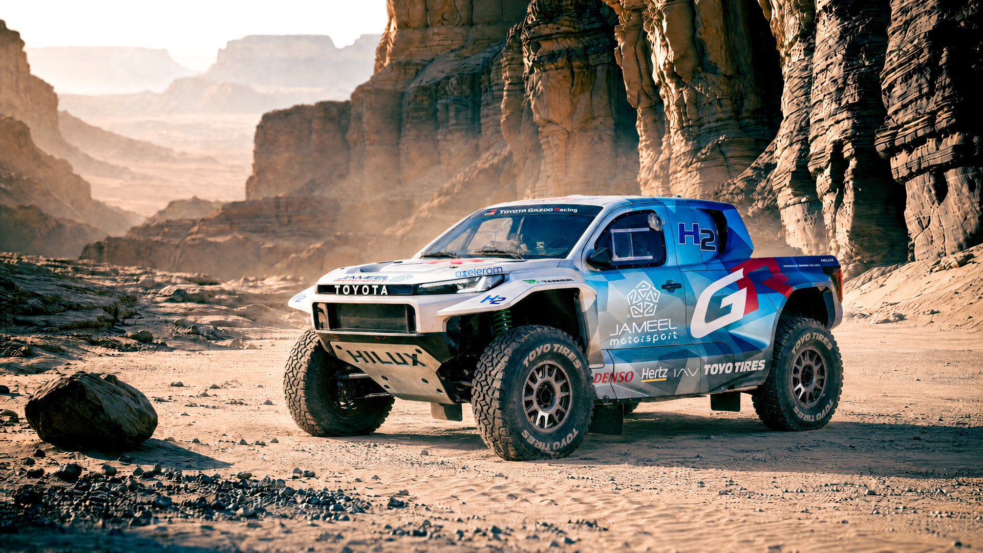 Toyota ‘hidrojenli Hilux’ ile Dakar’da