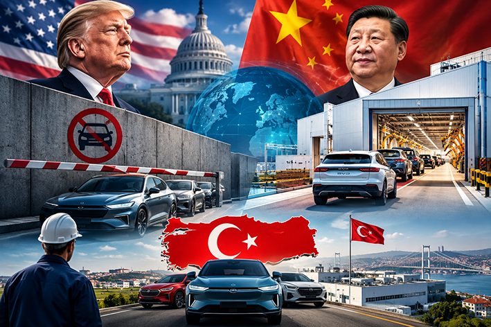 Çin otomobiline duvar fabrikasına kapı